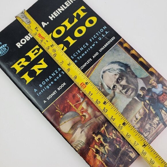 Revolt 2100 Robert A Heinlein Bonanza Science Fiction Book 1959 Seemingly Unread - Picture 10 of 10